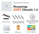 ZONT Climatic 1.2 Погодозависимый автоматический GSM / Wi-Fi регулятор (1 ГВС + 2 прямых/смесительных) с доставкой в Люберцы